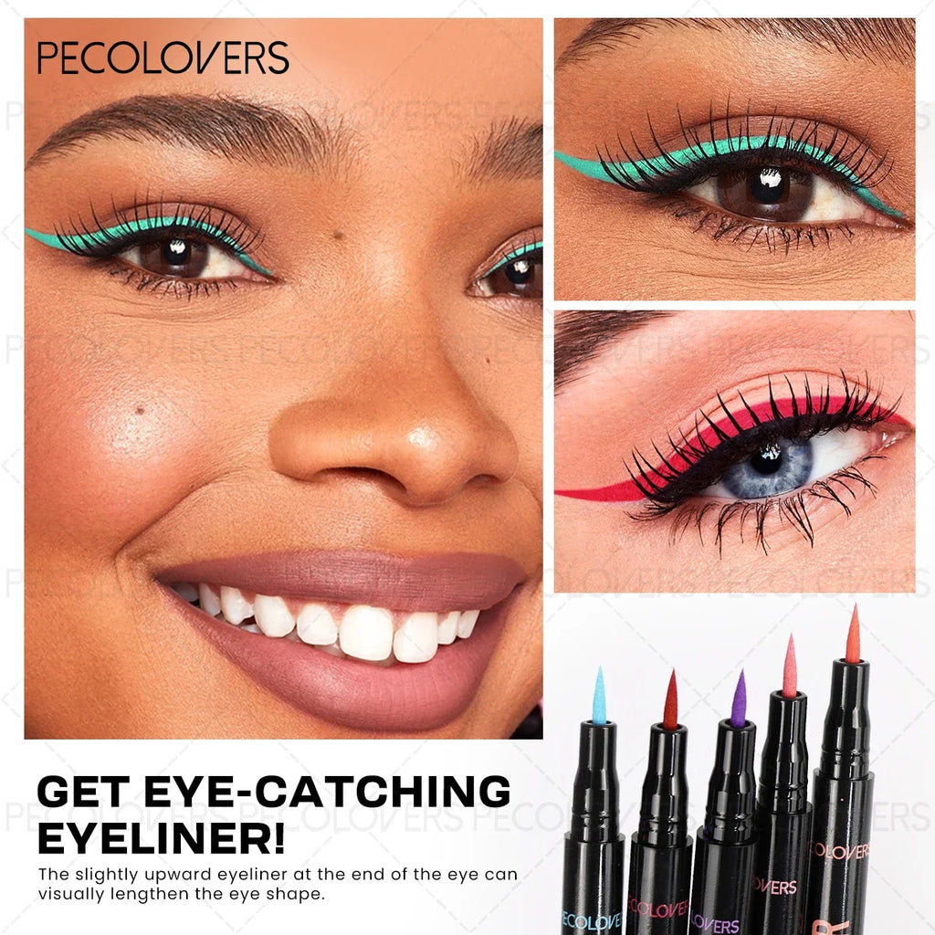 Colorful Eyeliner Liquid Pen Matte Smooth Quick Dry Waterproof Zpaxo