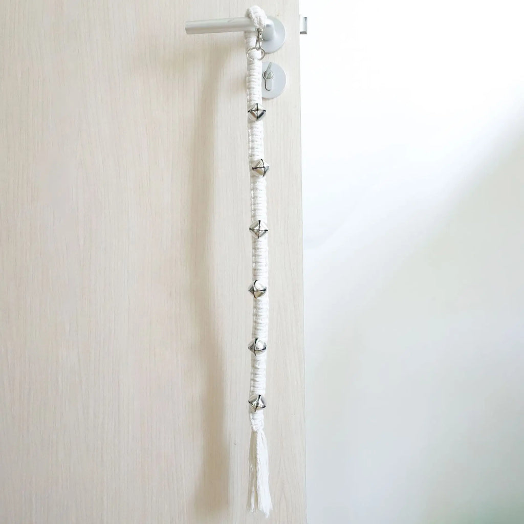 Dog Doorbell Hanging Training Bell Hand-woven Cotton Rope Out Alarm