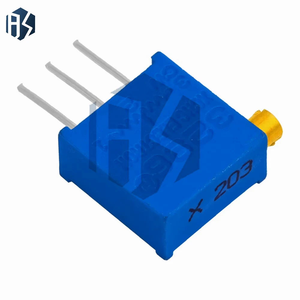 100PCS 3296x 3296 50 100 200 500 ohm 1K 2K 5K 10K 20K 50K 100K 200K 500K 1M ohm 103 100R 200R 500R Trimpot Trimmer Potentiometer Zpaxo