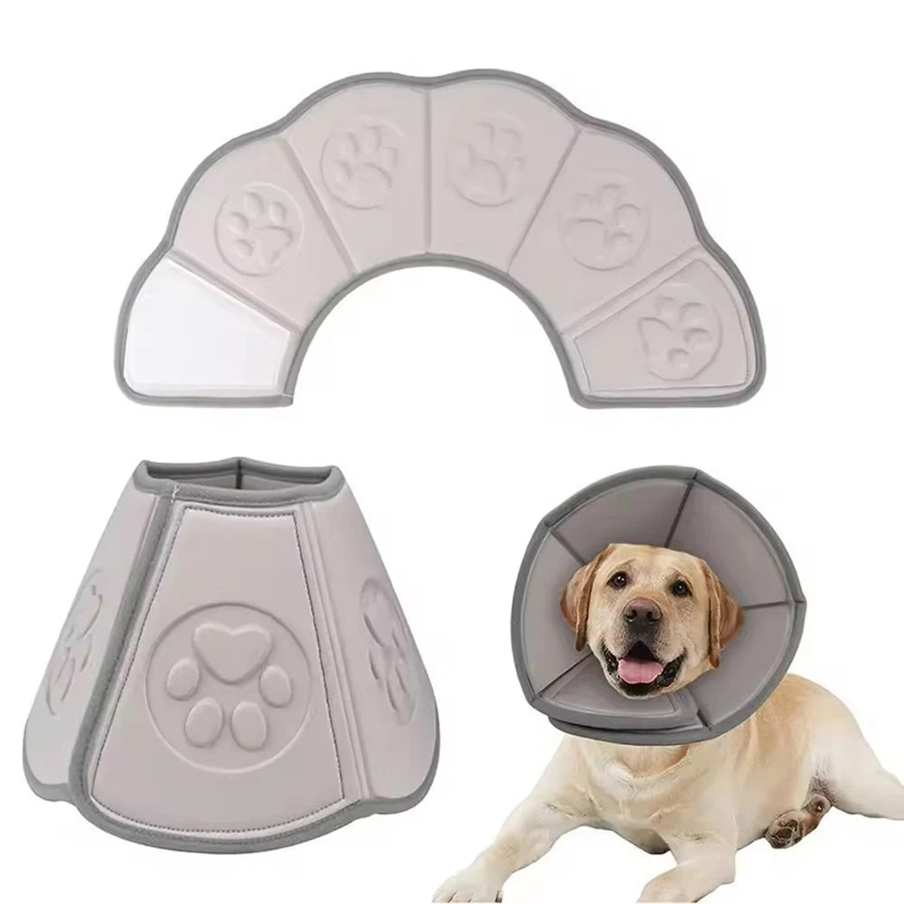 Wound Healing Puppy Dog Cone Collar Protective Pet Recovery Anti-bite Zpaxo