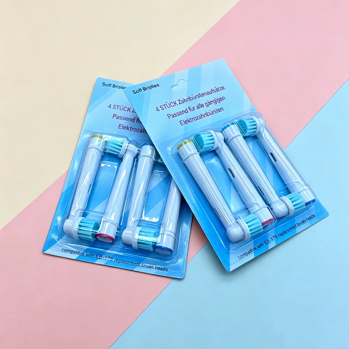 EB-17S Wholesale 4 8 Lot Electric Toothbrush Head Oral B 6000 Zpaxo EB17S Green-8pcs