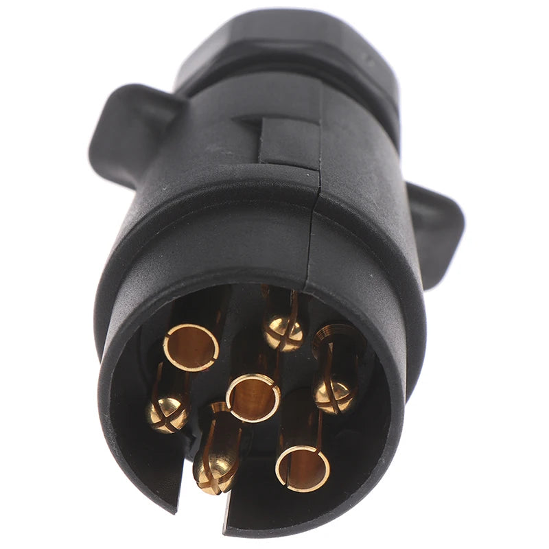12V 7-Pin Round European Trailer Plug Connector Socket