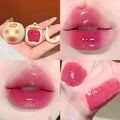 6 Colors Solid Lip Gloss Brush Clear Water Light Mirror Glass Jelly Zpaxo 04