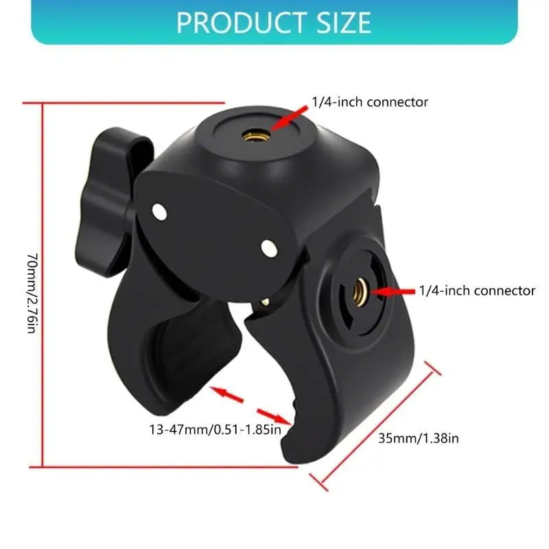 652F Quick Release Phone Mount Clamp Compatible Double 1 4 Thread 13 Zpaxo