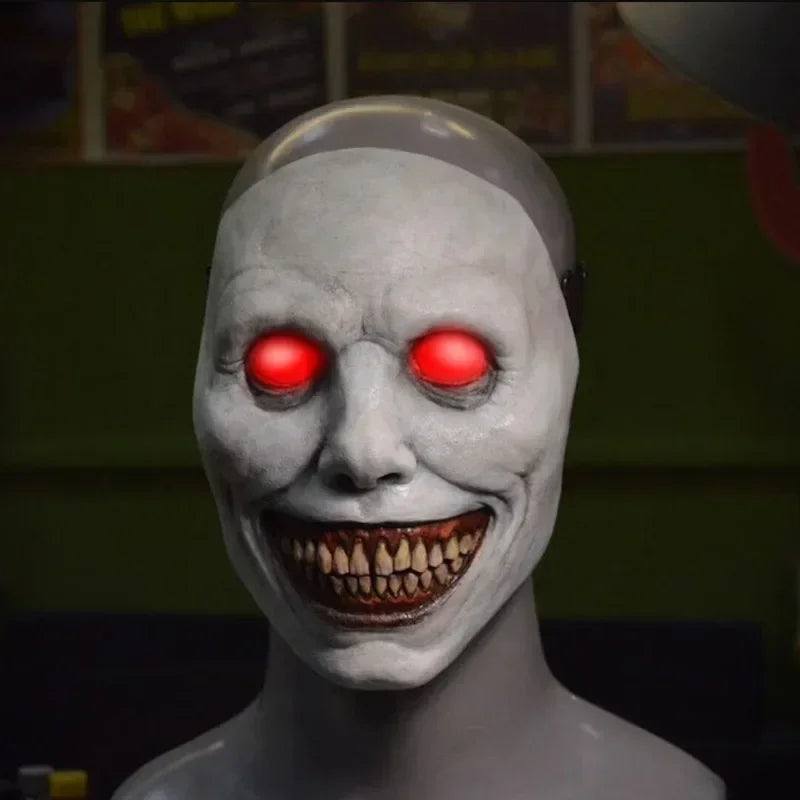 Creepy Halloween Mask Smiling Demon Scary Adults Masks Costume