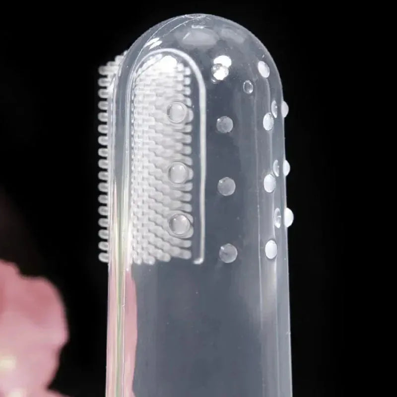 Silicone Pet Finger Toothbrush for Cats & Dogs – 1/3/6 Pack