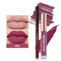 JUJU DREAM 6-Color Matte Lip Liner and Lipstick Pencil Set - Waterproof,Long-Lasting,Non-Smudge,Easy to Apply,2-in-1 Lip Pencil Zpaxo 01