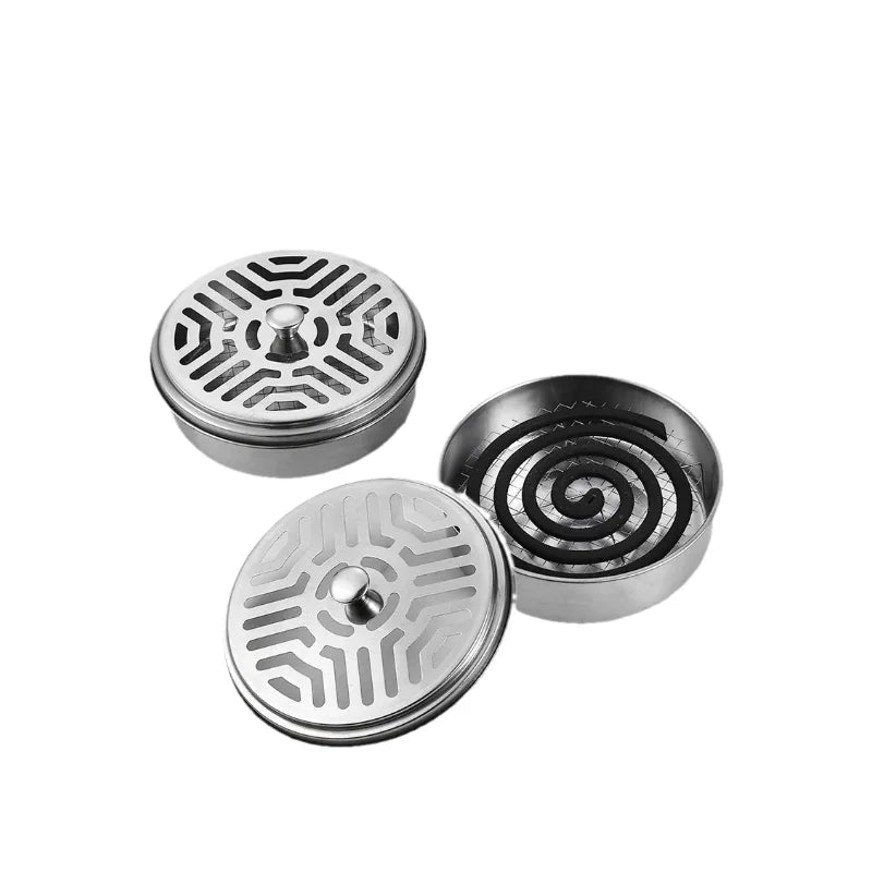 Stainless Steel Fireproof Mosquito Coil Holder Tray