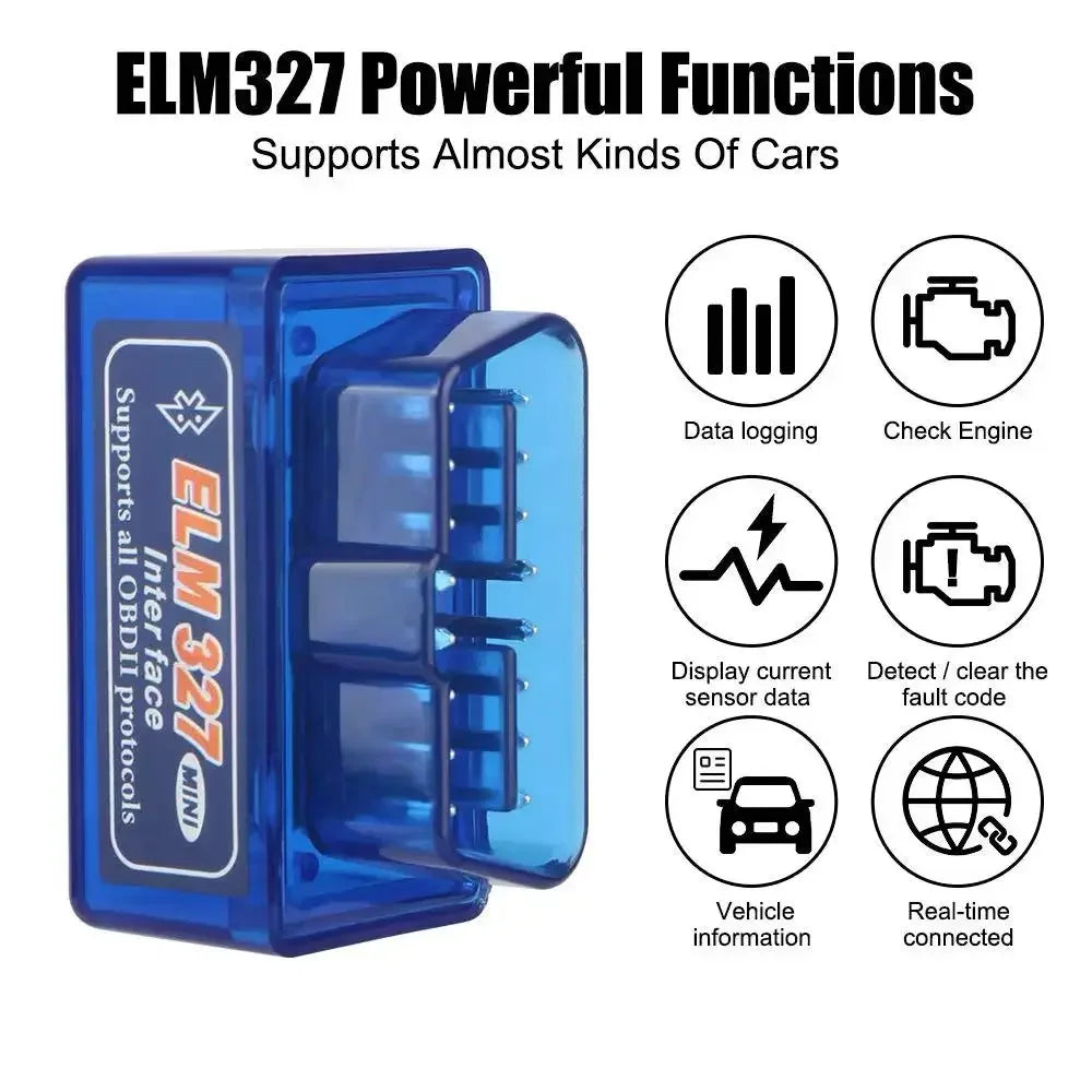 Version Mini Car Diagnostic Bluetooth Scanner OBD2 Auto Code Reader Zpaxo