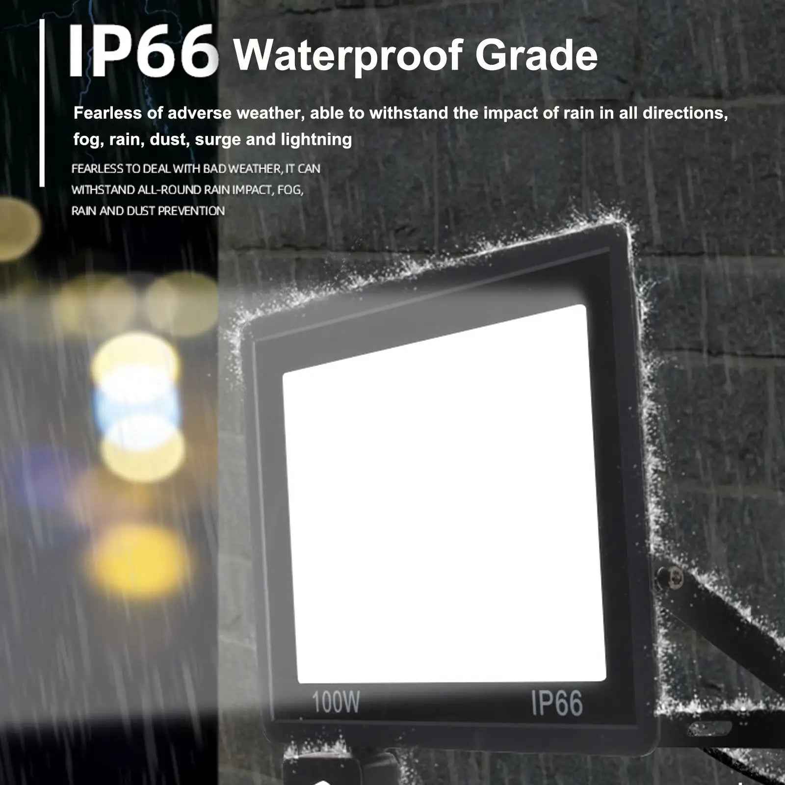 100W LED Floodlights PIR Sensor 220V-240V Waterproof Flood Light Zpaxo