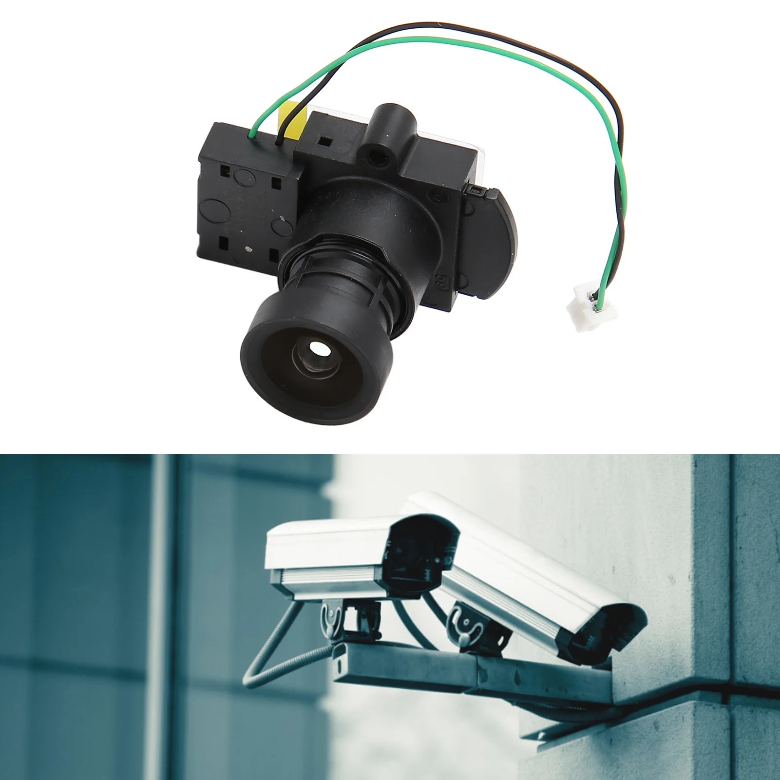 CCTV Camera Lens Fixed Focus 8MP Full Warm Light Security