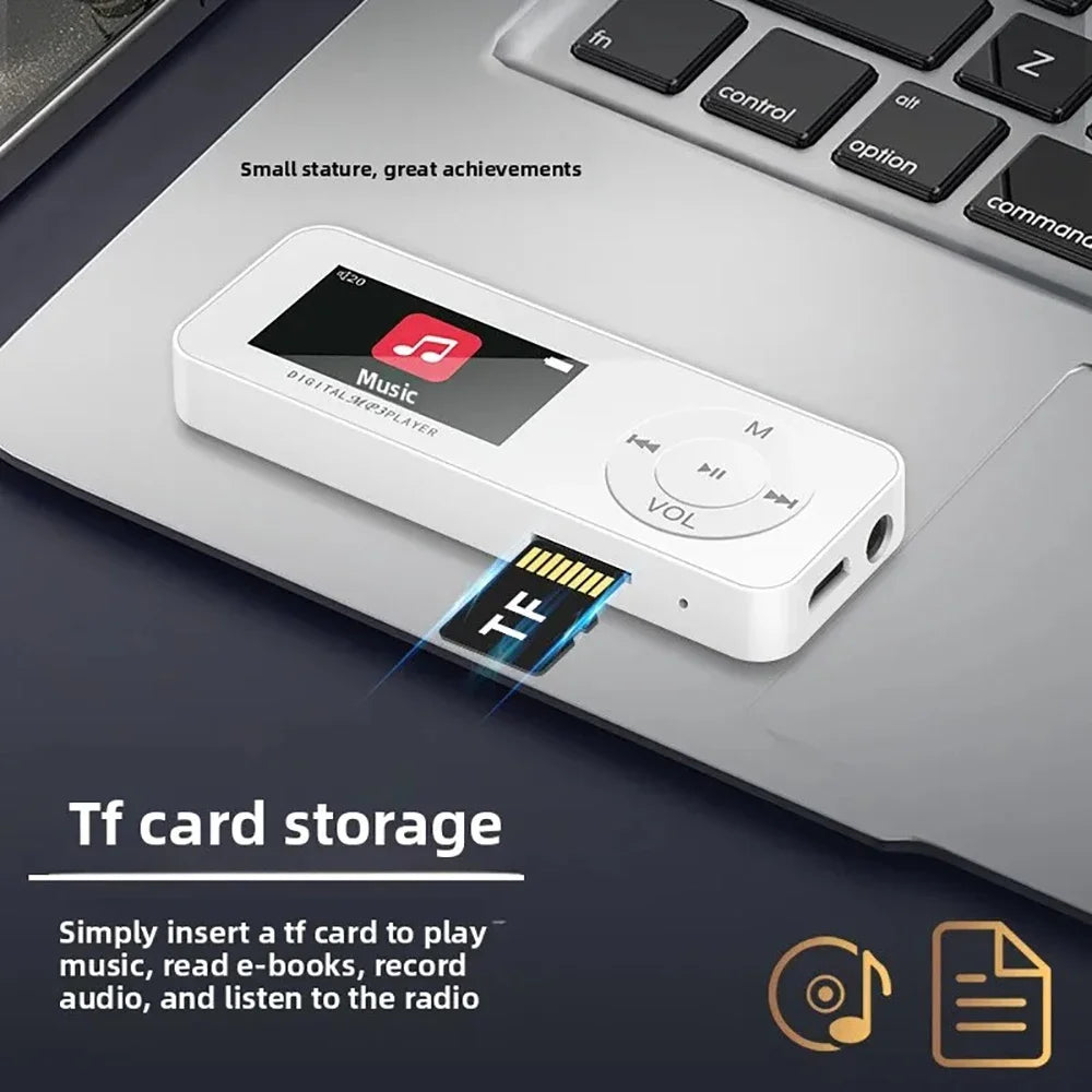 KEBIDUMEI MP3 Player Screen Bluetooth 5 3 Student Walkman Portable