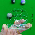 1 5 Holes Billiard Rod Trainer Acrylic Pool Cue Exerciser Equipment