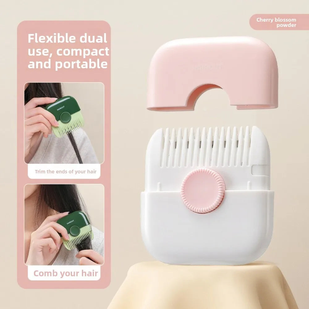 Multifunctional 1 Hair Trimmer Manual Dual Side Double Edge Razor Zpaxo Pink