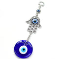1 Devil's Eye Pendant Palm Alloy Blue Glass Garden Decorative Craft