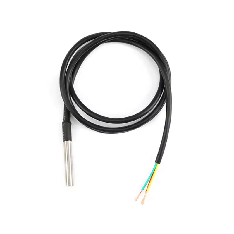 Stainless steel encapsulated waterproof DS18b20/LM35DZ temperature probe temperature sensor waterproof wire Zpaxo