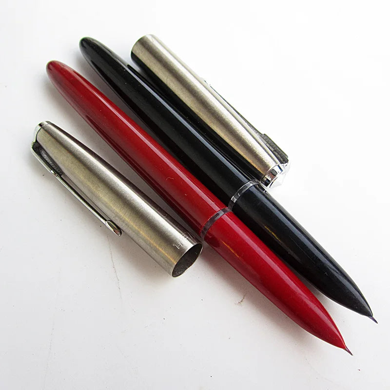 New Old Vintage Youth 717 Fountain Pens Fine Nib Students Writing Stationery Collection Using the 1990s Zpaxo