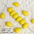 Colorful 3D Realistic Fruit Shaped Loose Beads Glossy Surface DIY Zpaxo A3