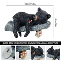 Multiple Sculptures Garden Dinosaurs Gnomes Animals Yard Resin Decor Landscape Funny Artificial Art Wall-mounted Bear Napping Zpaxo Type 5