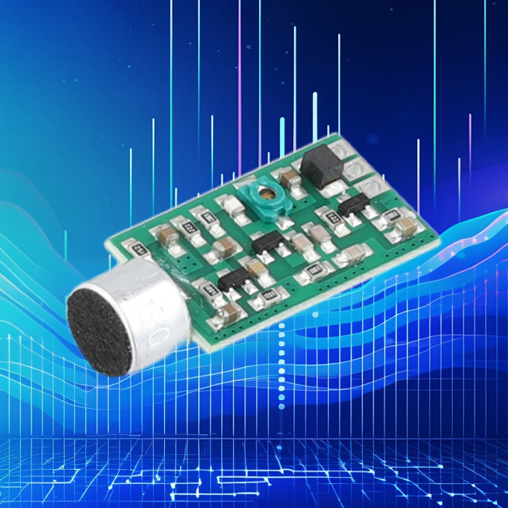 FM Transmitter Pickup Module V4.0 0.7V-9V Wireless Audio Transmitter 68-108MHZ Mini Wireless Microphone MIC Zpaxo