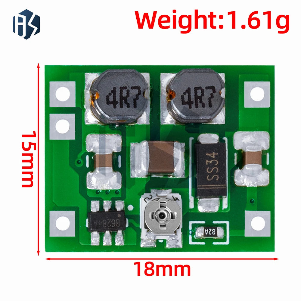 1 2V 5V DC Buck Converter Ultra-compact 12V Voltage Regulator 3V Zpaxo