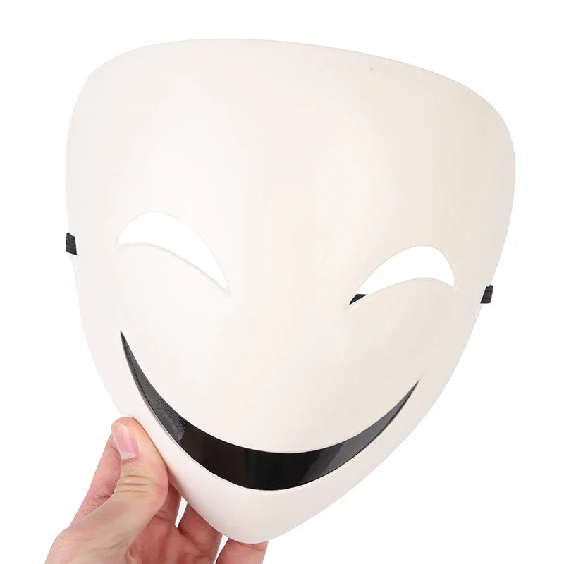 1Pcs Cosplay Mask Adults Japanese Anime Black White Visible Adjustable Mask Helmet Cosplay 21.5cm*17cm*6cm Zpaxo