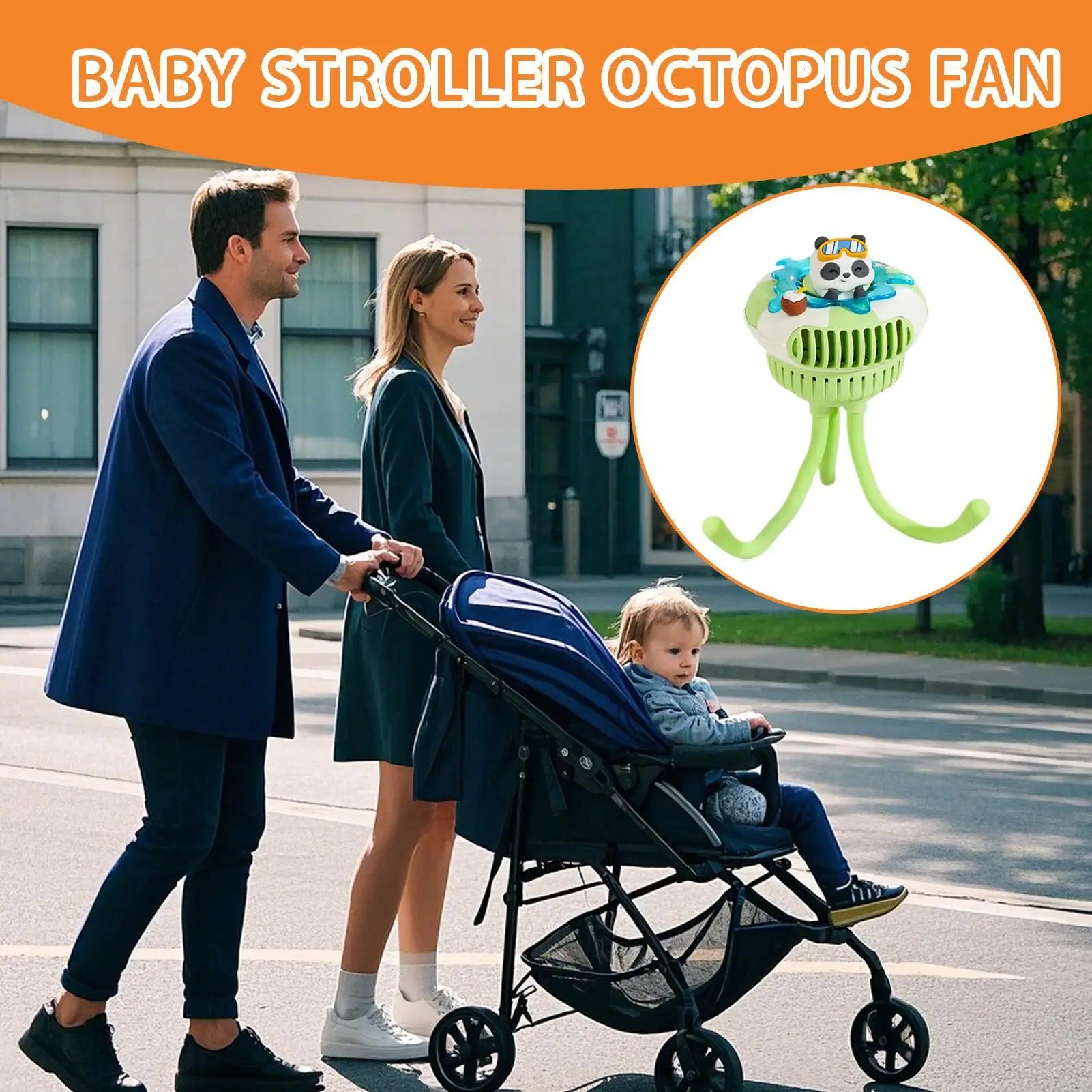 Baby Fan Stroller Car Seat 3 Speed Clip Carseat Quiet Pram Cooling Zpaxo