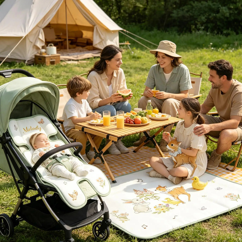 Cooling Pad Stroller Cool Down Breathable Padding Parents Mothers Zpaxo