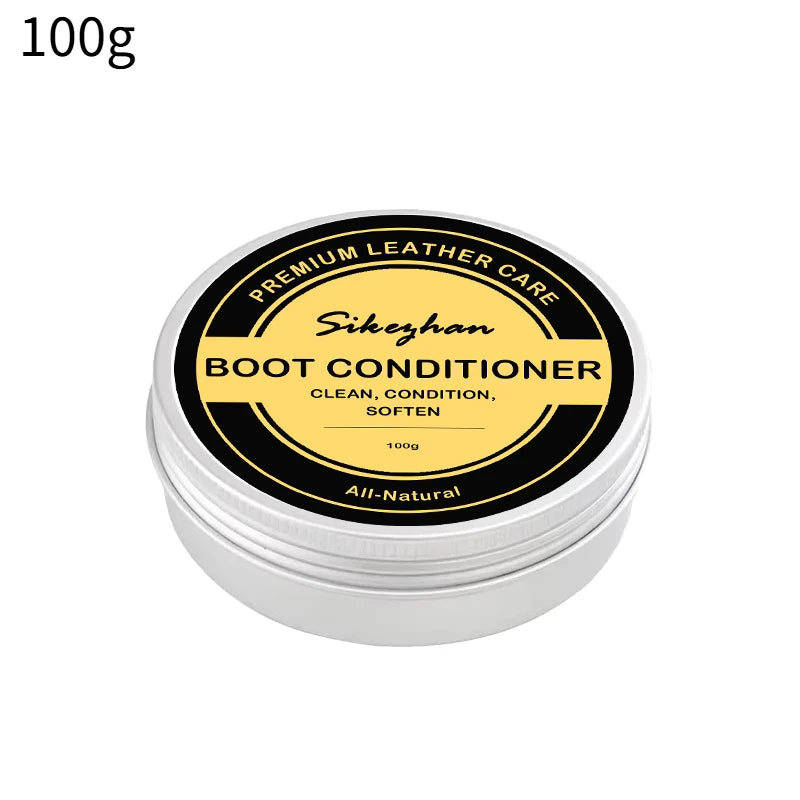 Natural Leather Conditioner Genuine Leather Mink Cream Care Oil Refurbishing Restoration Agent Car Odorless Interior Polishing Zpaxo 100g