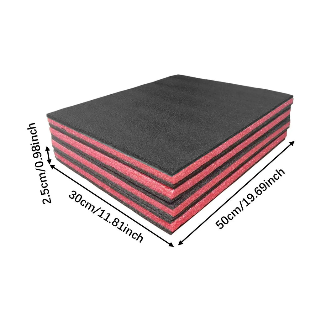 4x Tool Box Foam Inserts Shockproof Protection Tool Foam Sheets for Tabletop Miniatures Shipping Crafting Camera Case Jewelry Zpaxo