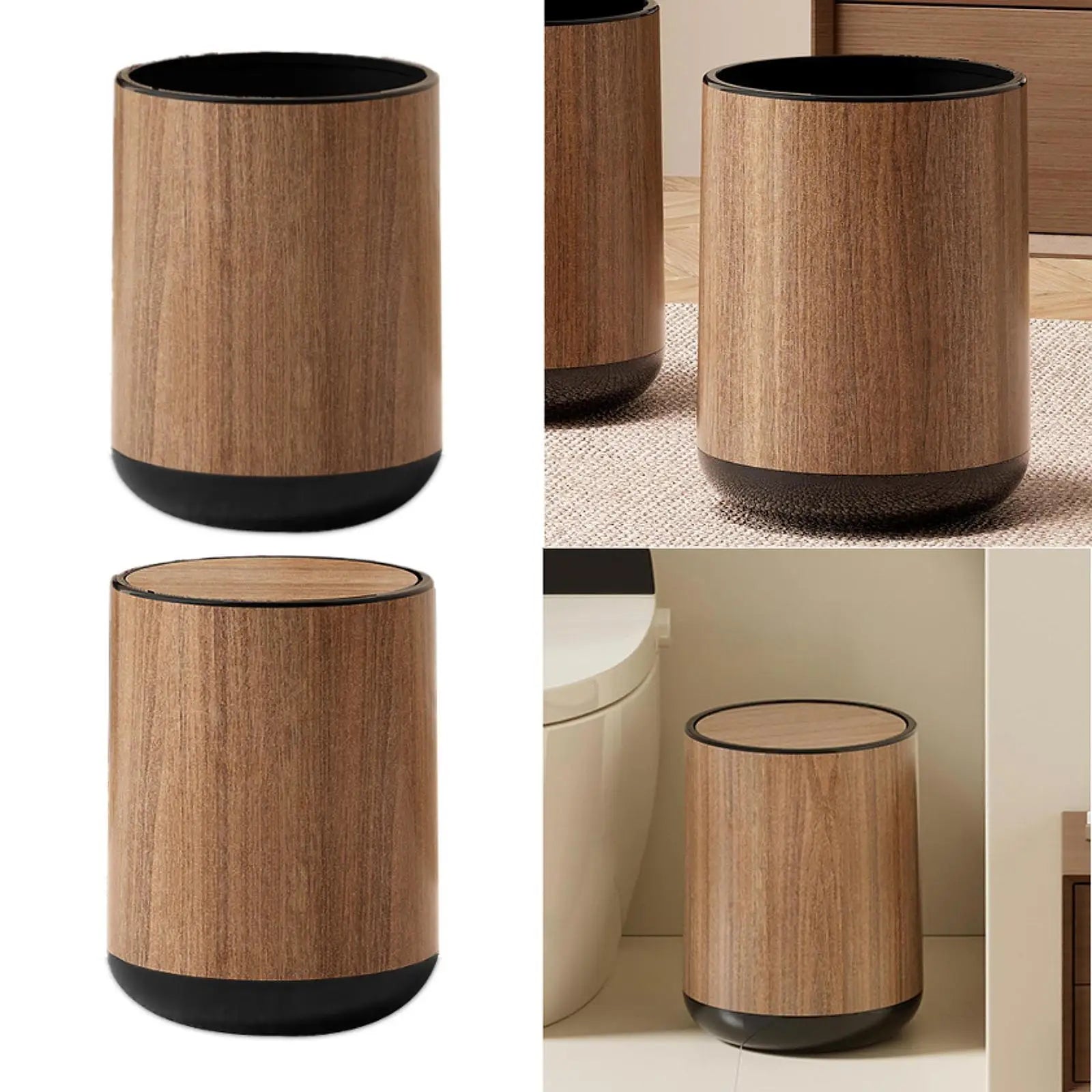15L Waste Basket | Trash Can for Kitchen, Office & Bedroom Waste Basket Zpaxo
