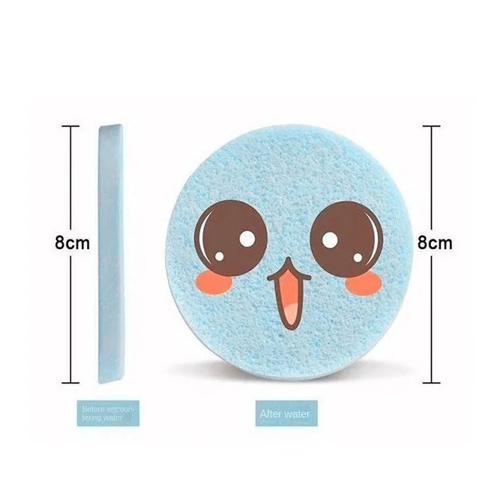 Compressed Cosmetic Puff Skin Care Facial Clean Washing Pad Cleaning Zpaxo