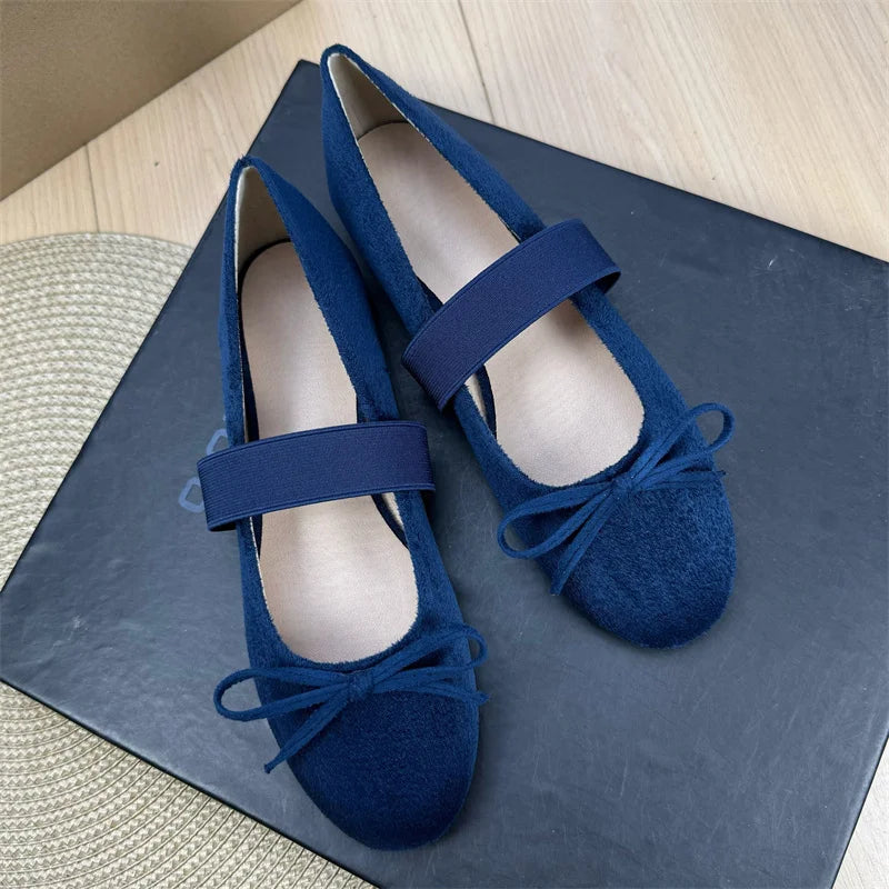 Retro Shallow Flat Shoes for Women 2025 New Spring Autumn Flat Ballet Skirt Mary Jane Shoes Loafers Women zapatillas mujer Zpaxo