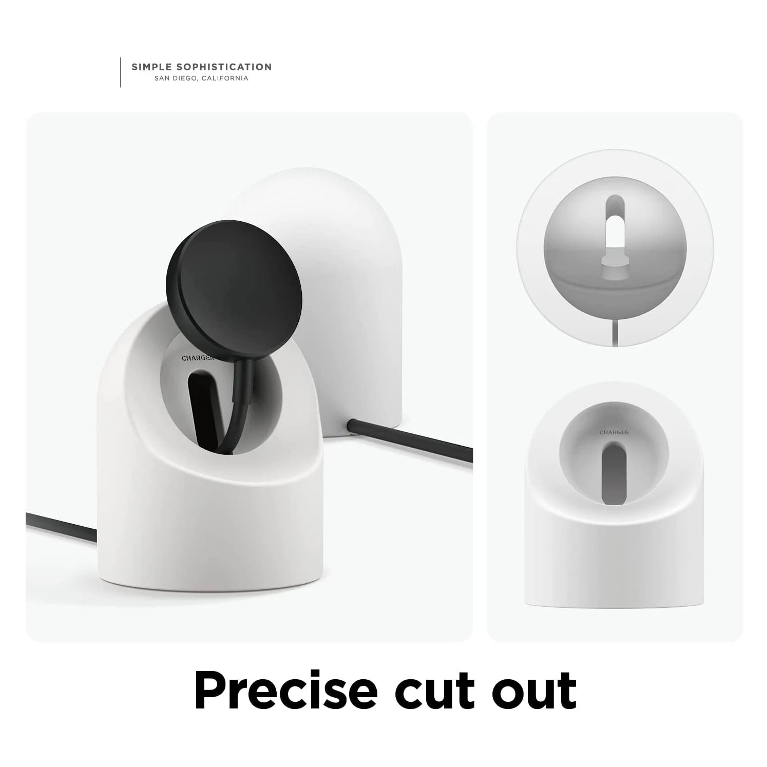 Compatible with Samsung Galaxy 3 4 5 Watch Charger Stand 44mm 44mm 45mm Galaxy Watch 5 Pro Charger Silicone Stand Charging Base Zpaxo