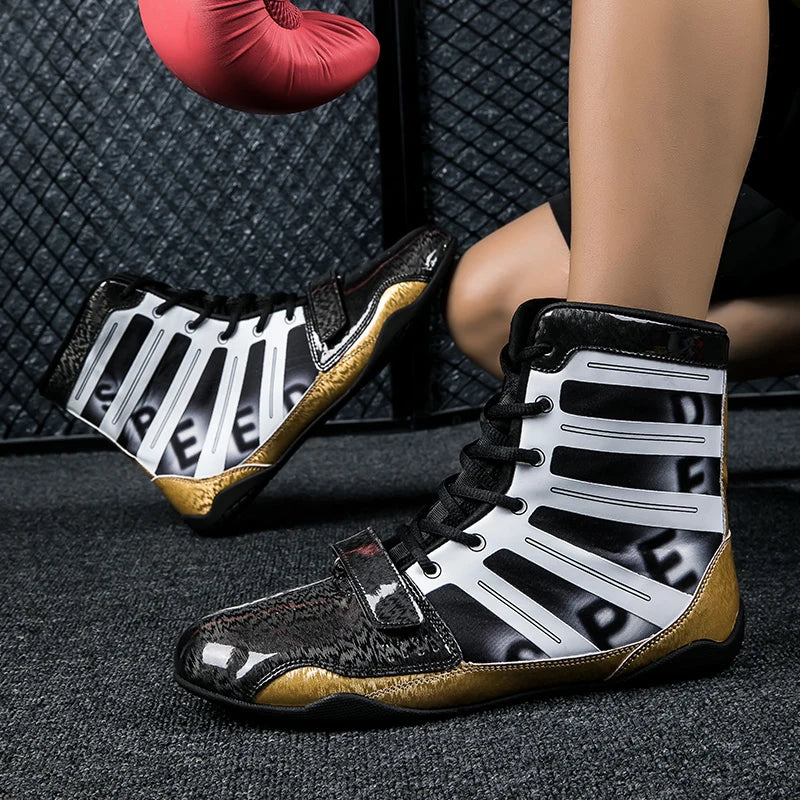 Lexsan Training Wrestling Shoes Men Female Fitness Boxing Mesh Zpaxo