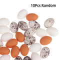 ▶10Pcs Dollhouse Miniature Simulation Eggs Food Model Pretend Play Kitchen Toys Zpaxo 10Pcs Random