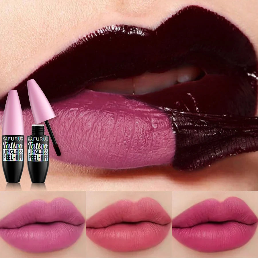 7 Colors Blading Lip Gloss Peel Long Lasting Waterproof Liquid