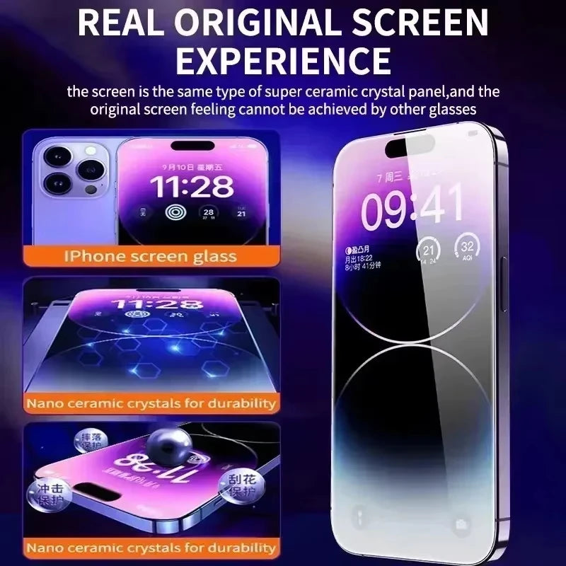 Oleophobic Coating Dust Easy Installation Screen Protector IPhone17