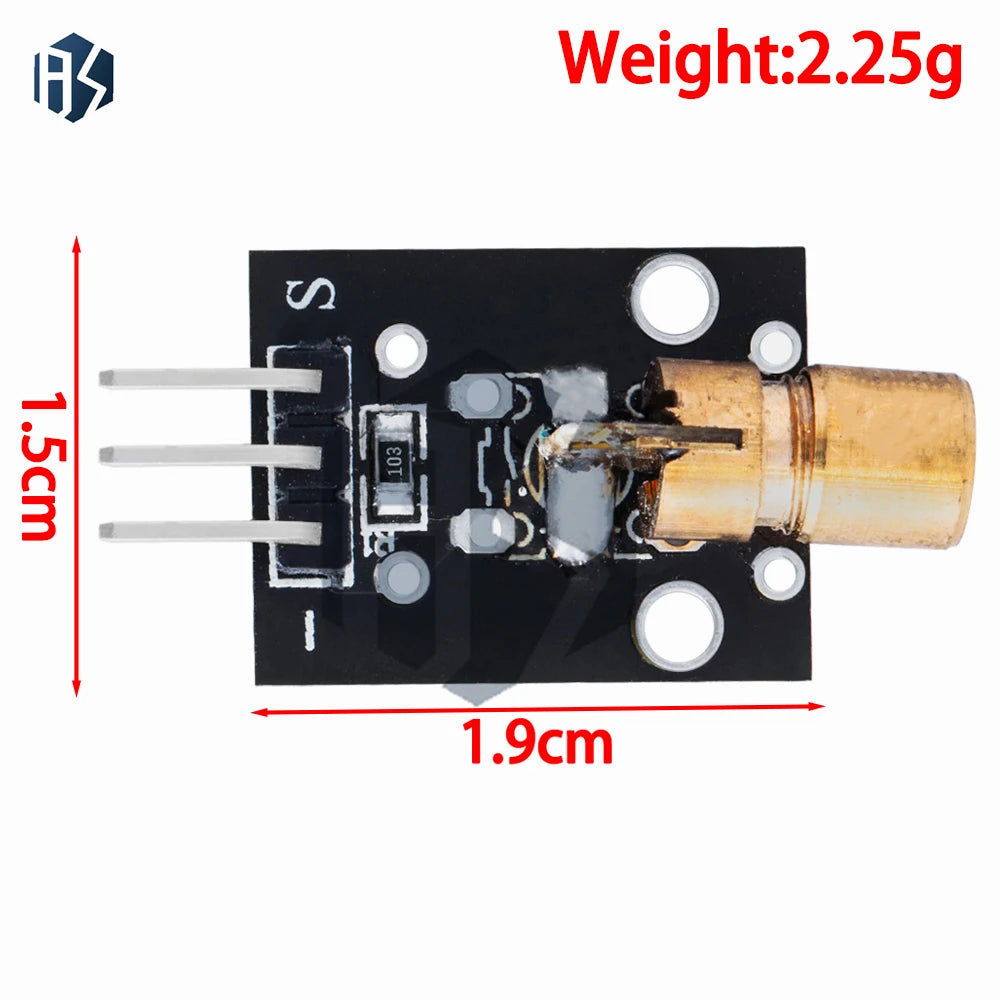 KY-008 650nm Laser Transmitter Module Sensor Non-modulator Tube Zpaxo