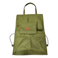 Multiple Compartment Car Seats Back Organizer Canvas Material Bottle Holder Automotive Back Pockets Kids Kick Mat Zpaxo Green