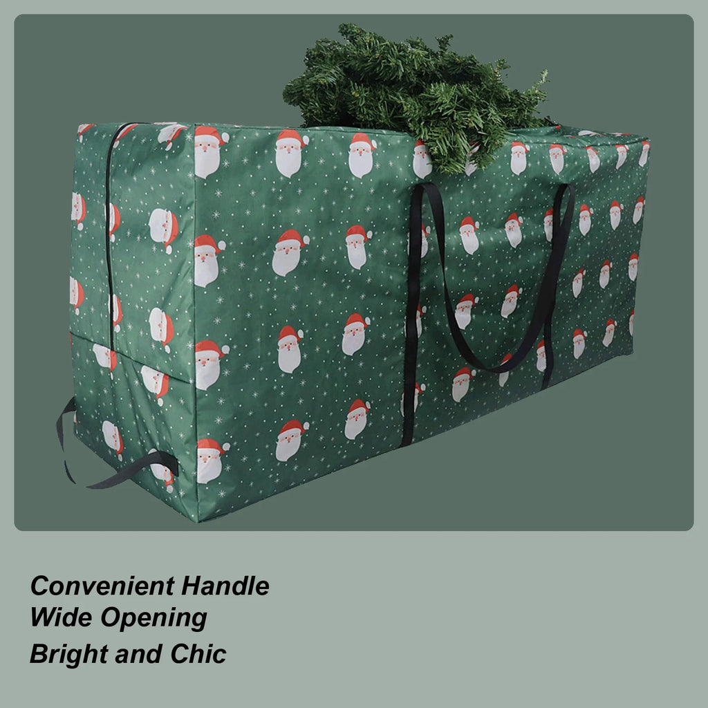 Large Christmas Tree Storage Bag Durable Waterproof 210D Oxford Fabric with 4 Handles Tree Storage Bags for Easy Carrying and Zpaxo