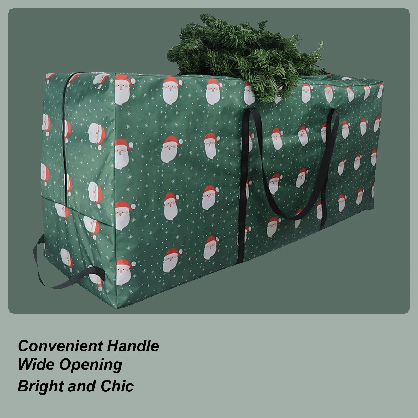 Large Christmas Tree Storage Bag Durable Waterproof 210D Oxford Fabric with 4 Handles Tree Storage Bags for Easy Carrying and Zpaxo