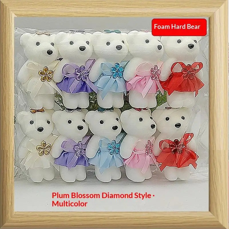 Graduation Party Bouquet Bear Cartoon Dolls DIY Plush Filler Zpaxo A6