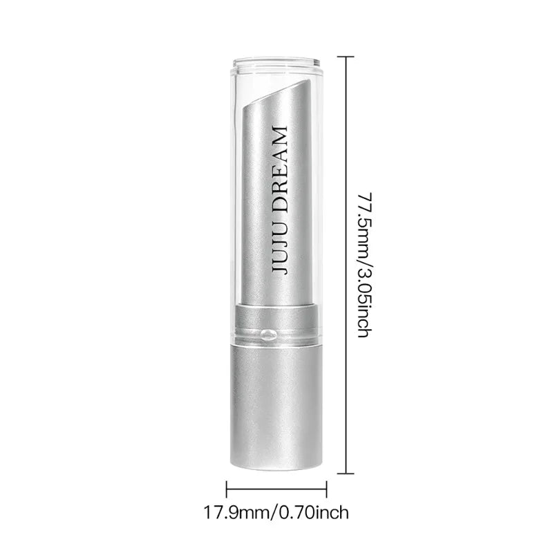Water Light Solid Lip Gloss, Glossy Tea Brown Lip Tint, Hydrating Plumping Lipstick with Crystal Glass Finish Zpaxo