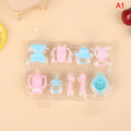 ▶9Pcs Mini Doll Pacifier Baby Tableware Set Play House Supplies Dummy Nipples For Dolls Kids Toy Baby Pacifier Accessories Zpaxo A1