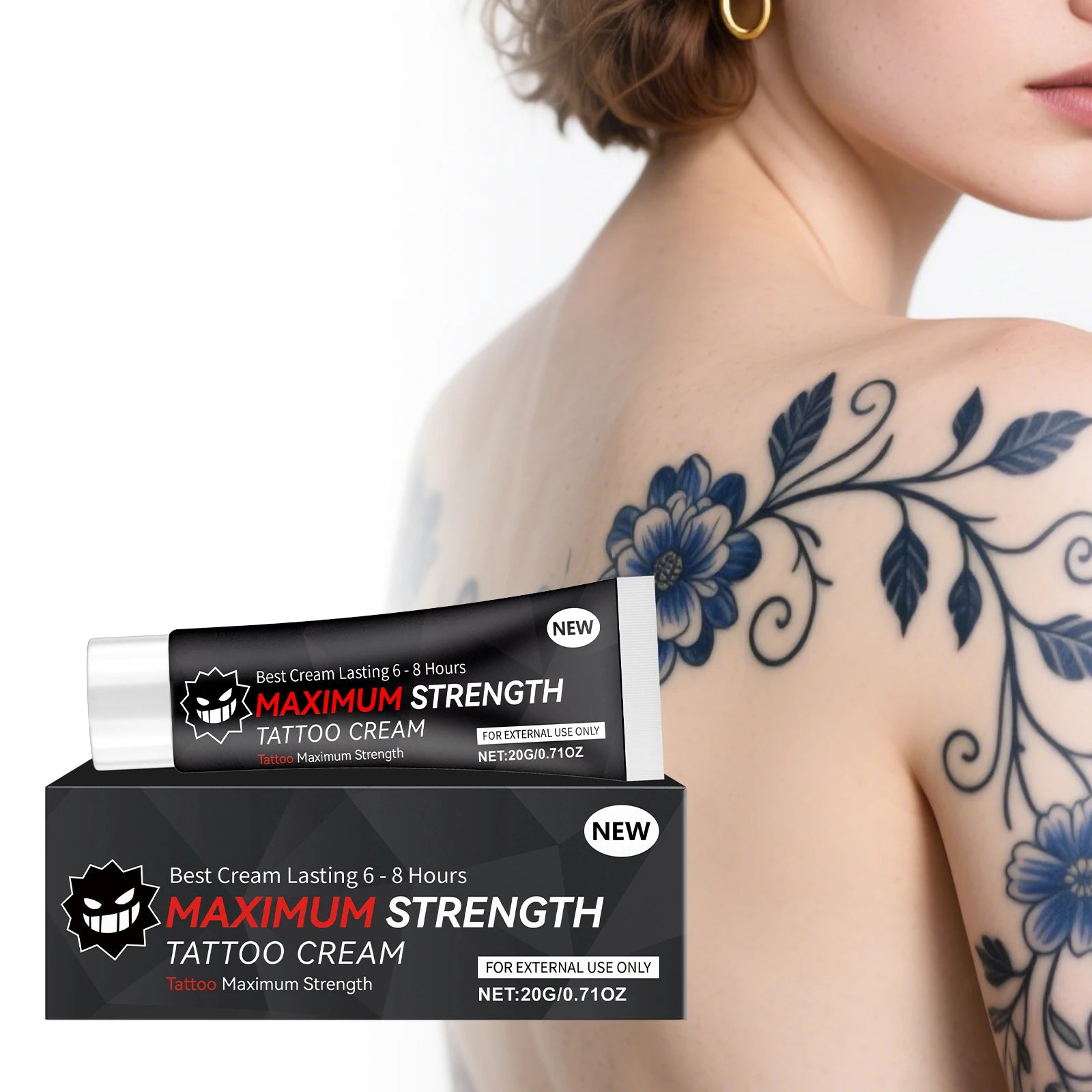 Tattoo Care Gel – Gentle Cleanse, Moisturize & Color Protect Tattoo Aftercare Gel Zpaxo 20g