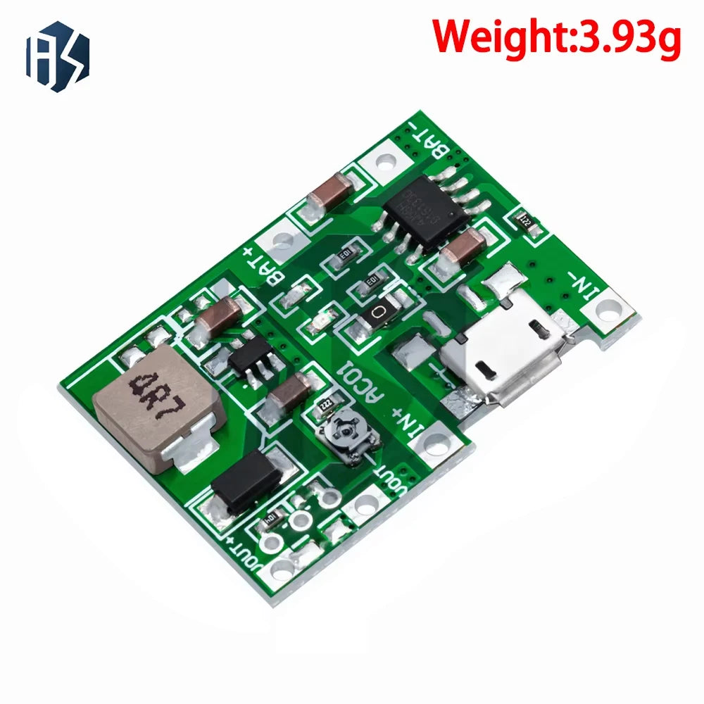 TP4056 Li-ion 18650 3 7V-4 2V Dual-mode Charger Boost Module 5V 1A Zpaxo