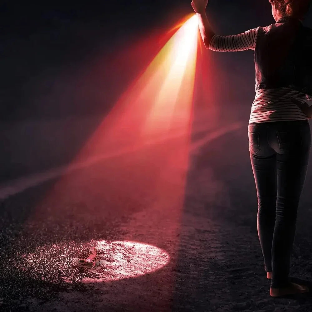 POCKETMAN Red LED Pen Flashlight – Astronomy & Night Torch