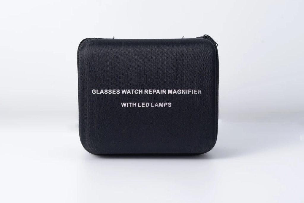 Jewelers Magnifying Glass Close Work Glasses Light 5 Interchangeable