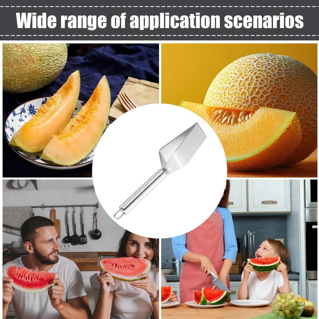 Watermelon Slicer Triangular Cut Into Stainless Steel Cutter Fruit